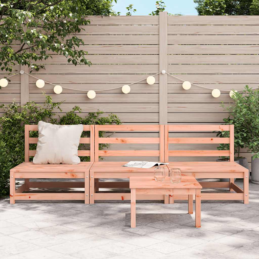 Garden Sofa | Natural wood | Solid Douglas wood | Medium | Modular