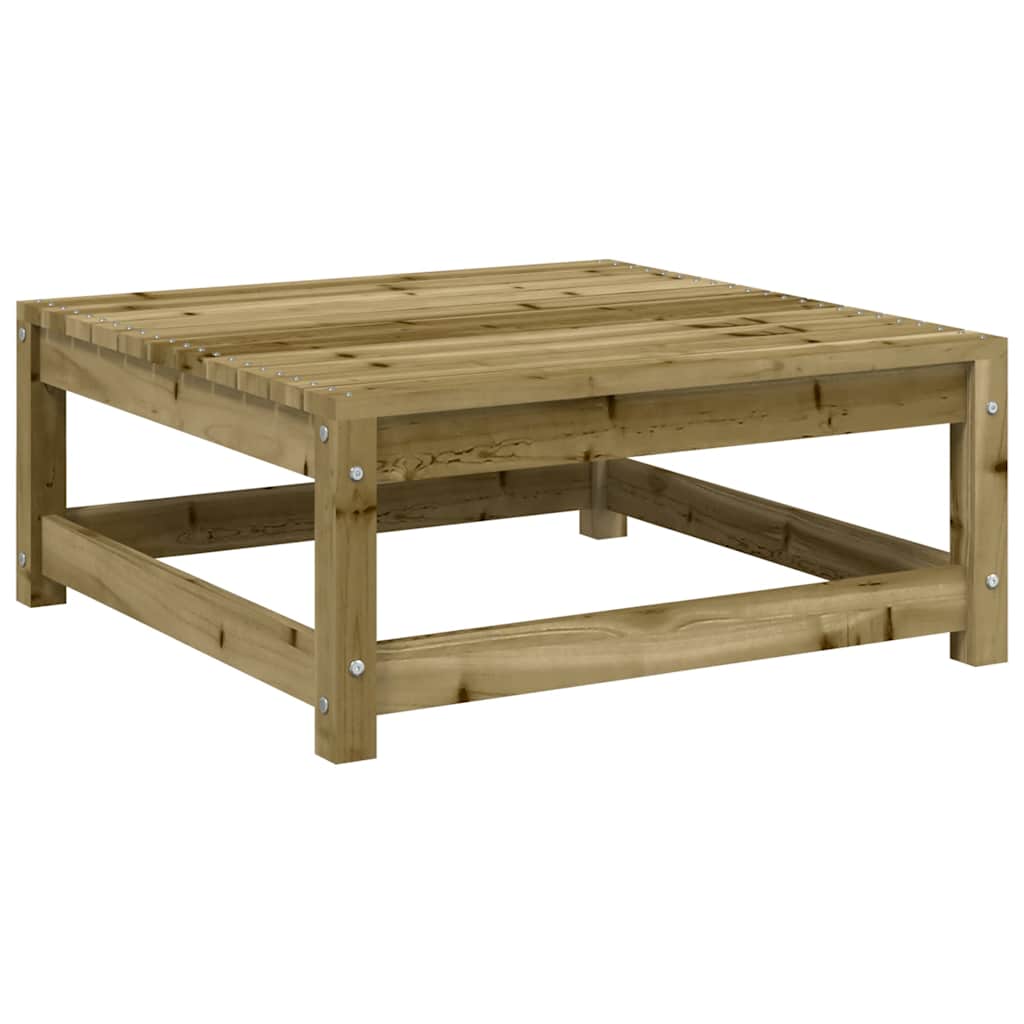 Garden Footstool | Brown | Treated solid pine wood | Medium | Modular