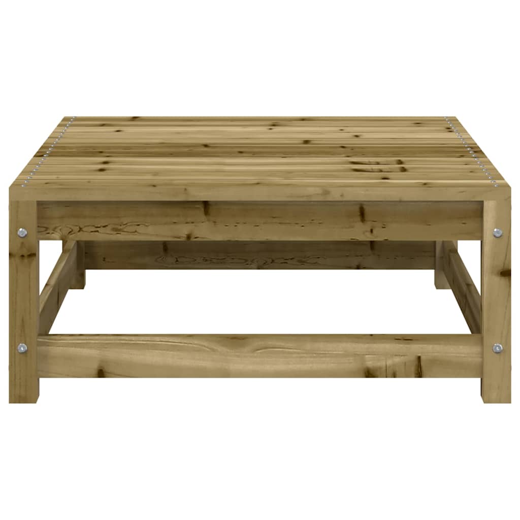 Garden Footstool | Brown | Treated solid pine wood | Medium | Modular