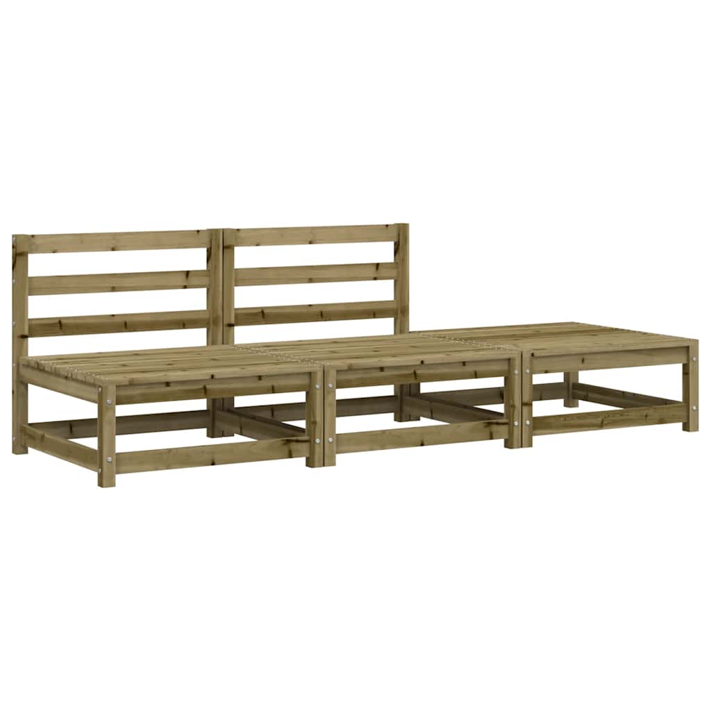 Garden Sofa | Natural Pine | Solid Impregnated Pine Wood