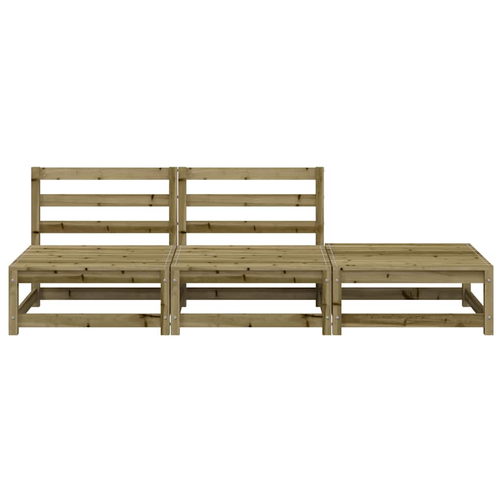 Garden Sofa | Natural Pine | Solid Impregnated Pine Wood