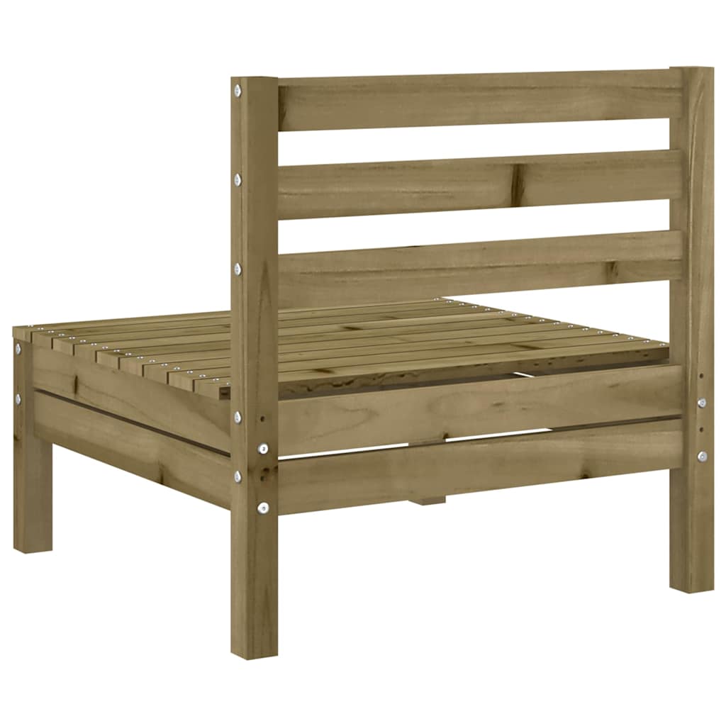 Garden Sofa | Set of 2 | Natural Pine | Impregnated Pinewood | Medium