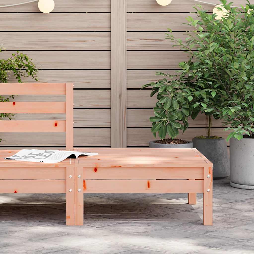 Garden Footstool | Brown | Solid Douglas Fir Wood | Medium | Modular