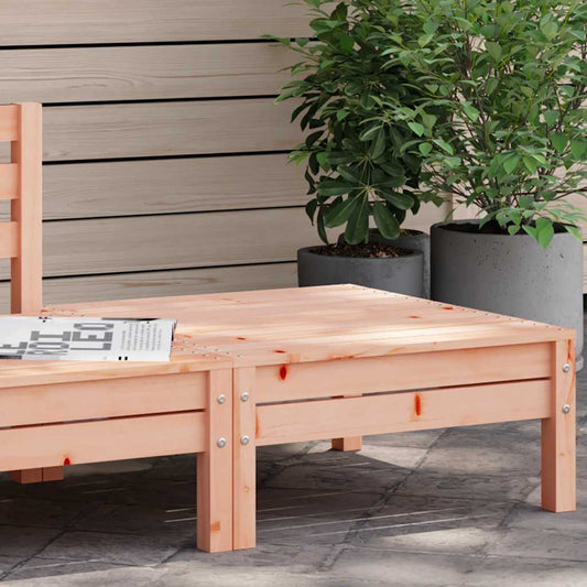 Garden Footstool | Brown | Solid Douglas Fir Wood | Medium | Modular