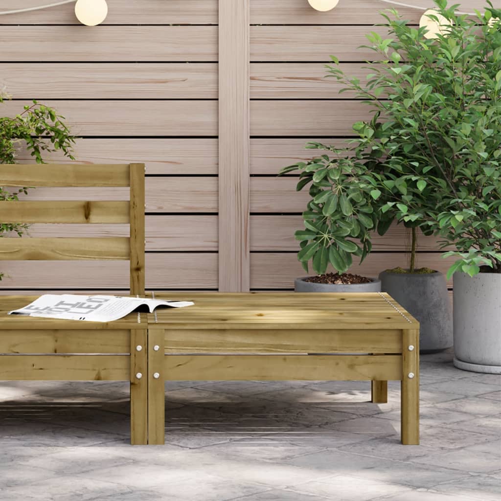 vidaXL Garden Footstool Impregnated Wood Pine