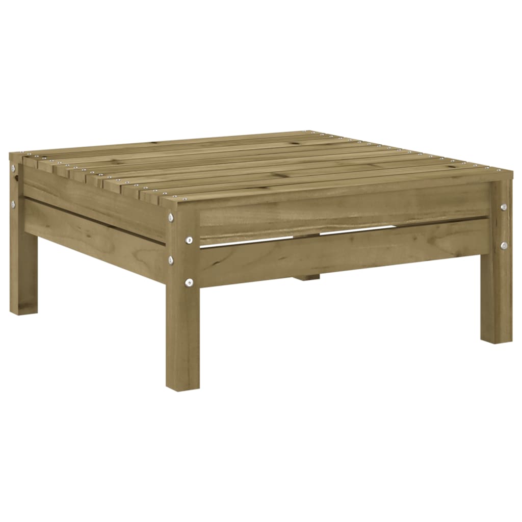 vidaXL Garden Footstool Impregnated Wood Pine