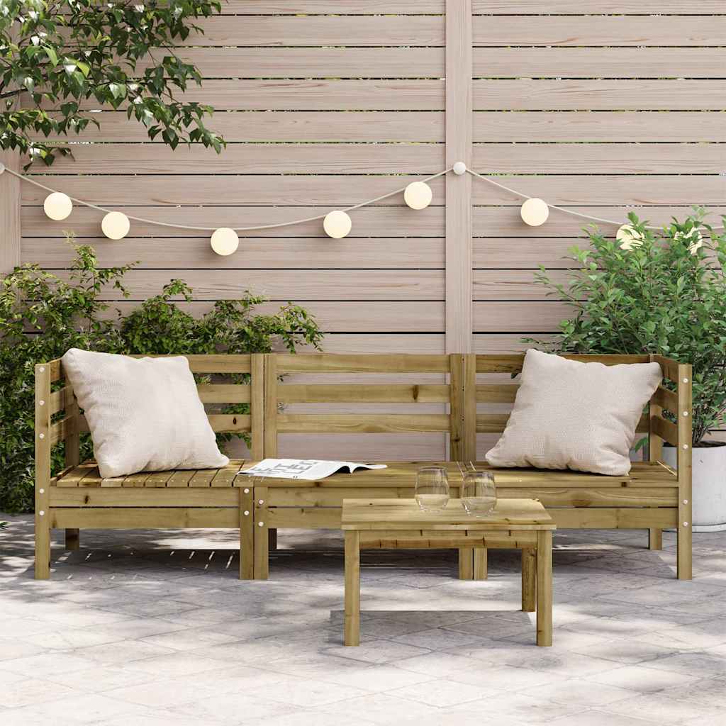 Garden Sofa | Natural Wood | Vacuum pressure impregnated pinewood
