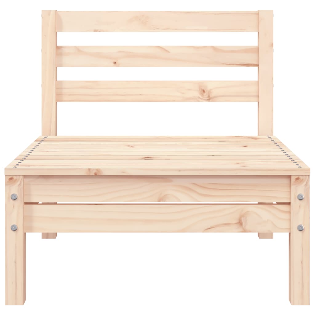 Garden Sofa | Natural Pine | Solid Pine Wood | 3-Seater | Modular