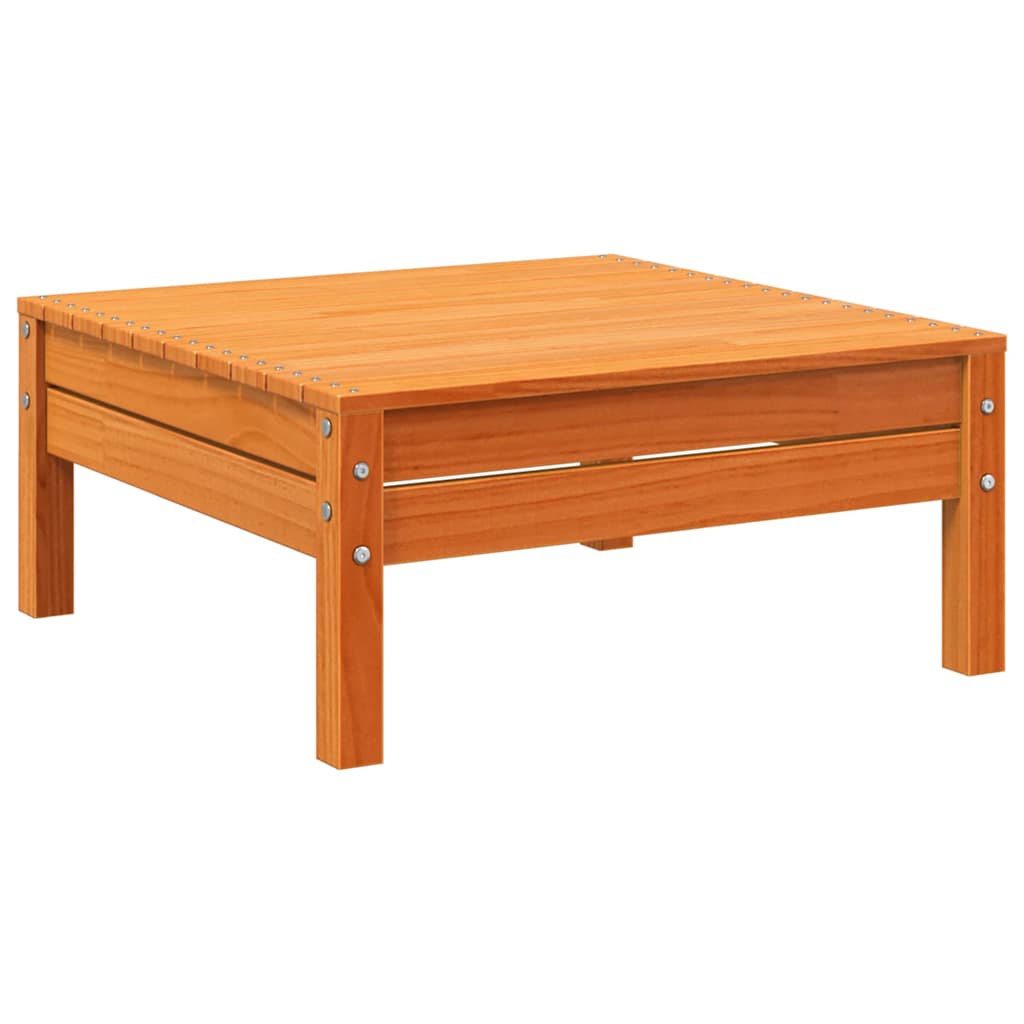 Garden Sofa | Wax Brown | Solid Pine Wood | 3-Seater | Modular