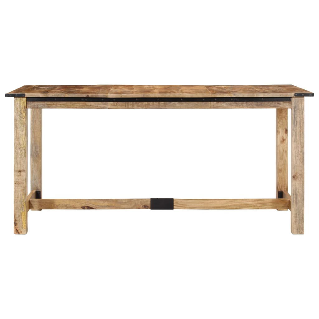 vidaXL Dining Table 160x80x75 cm Solid Wood Mango