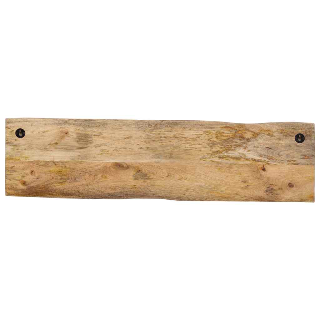 Wall-mounted Coat Rack with 4 Hooks Solid Wood Mango