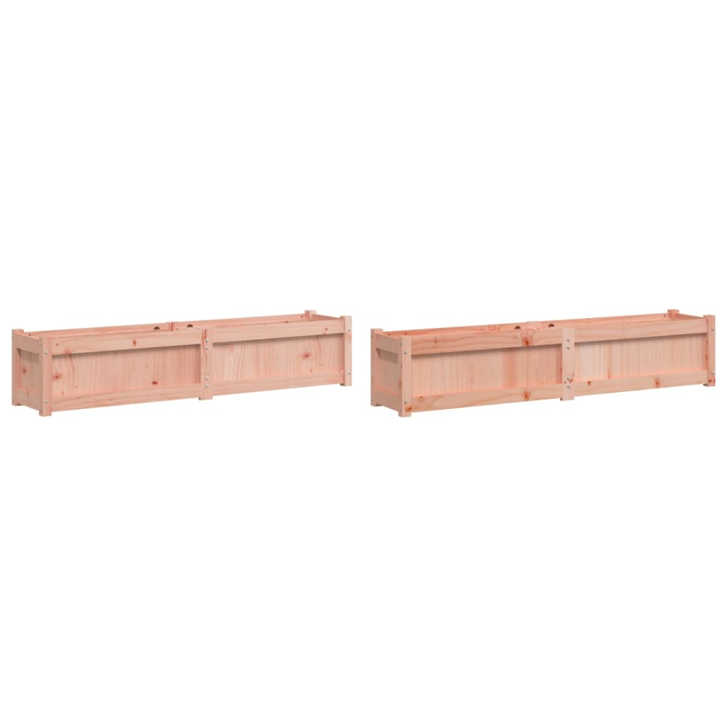 vidaXL Garden Planters 2 pcs Solid Wood Douglas