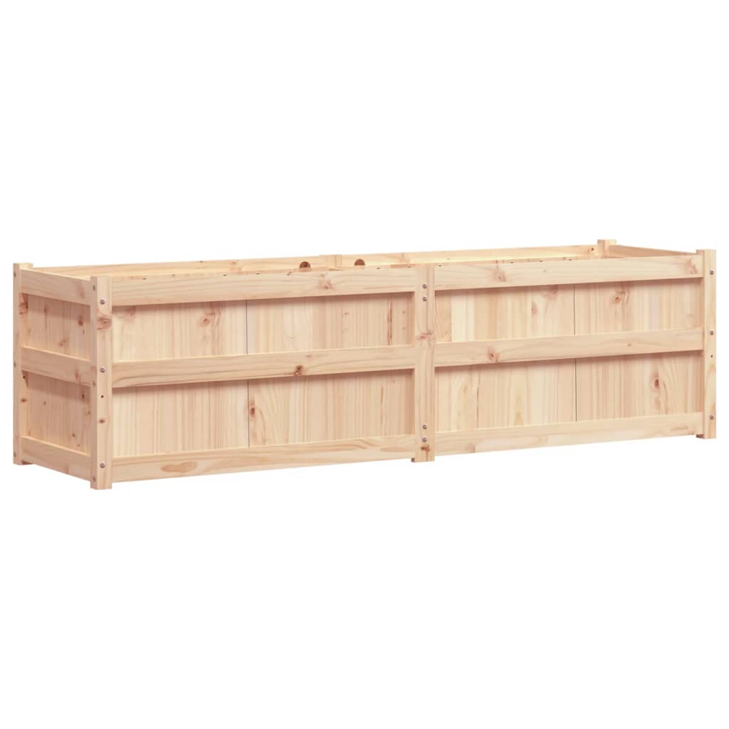 vidaXL Garden Planter 180x50x50 cm Solid Wood Pine