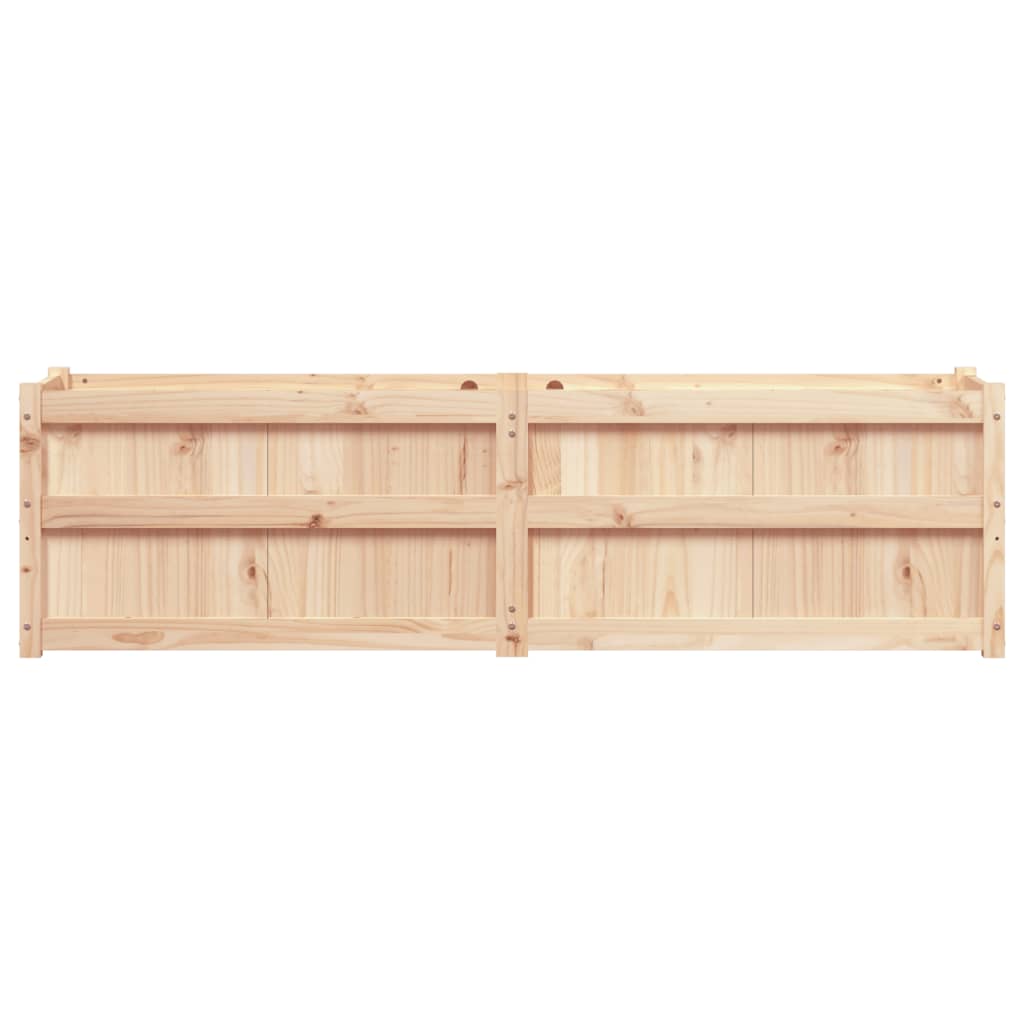 vidaXL Garden Planter 180x50x50 cm Solid Wood Pine