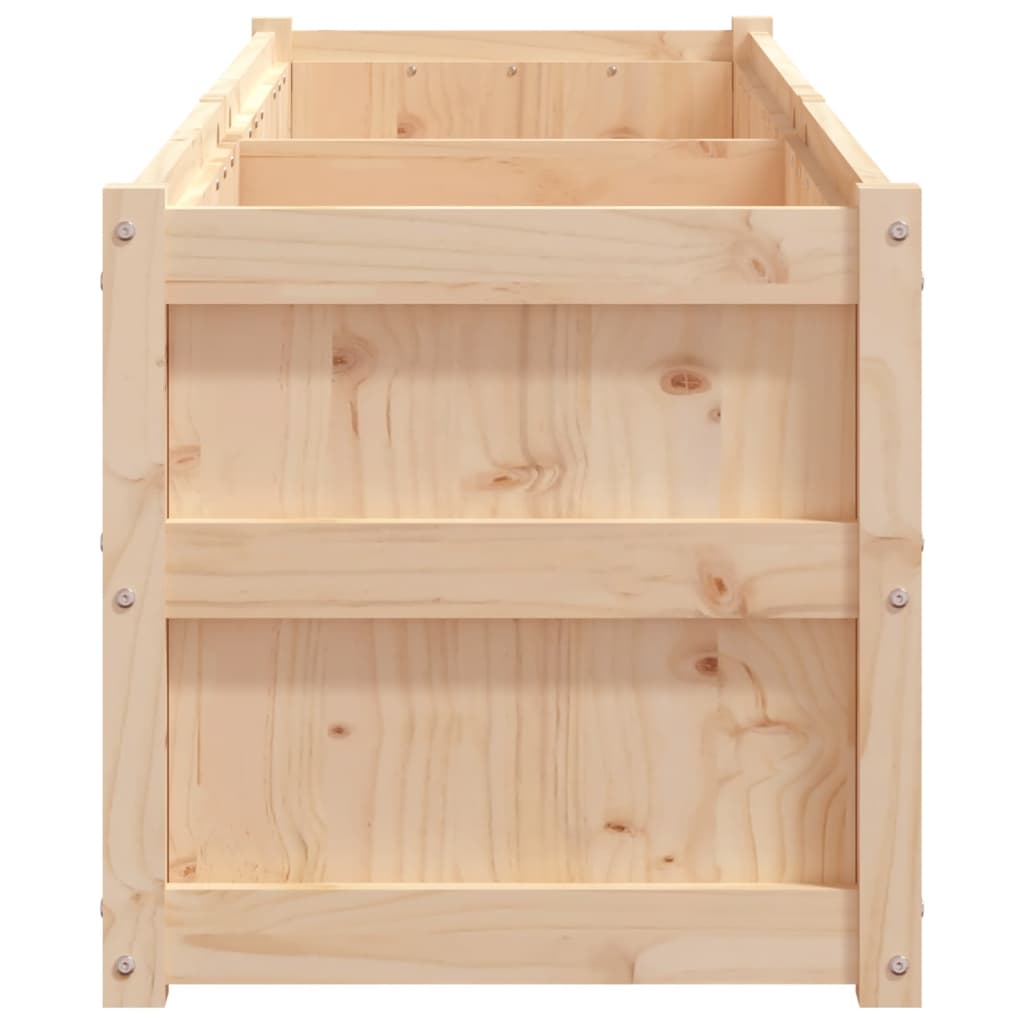 vidaXL Garden Planter 180x50x50 cm Solid Wood Pine