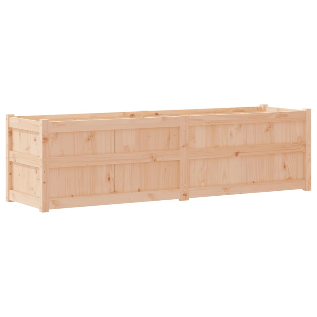 vidaXL Garden Planter 180x50x50 cm Solid Wood Pine