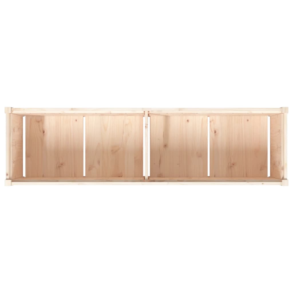 vidaXL Garden Planter 180x50x50 cm Solid Wood Pine