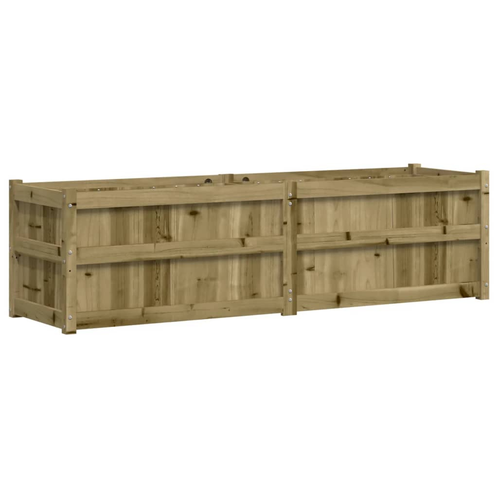 vidaXL Garden Planter 180x50x50 cm Impregnated Wood Pine