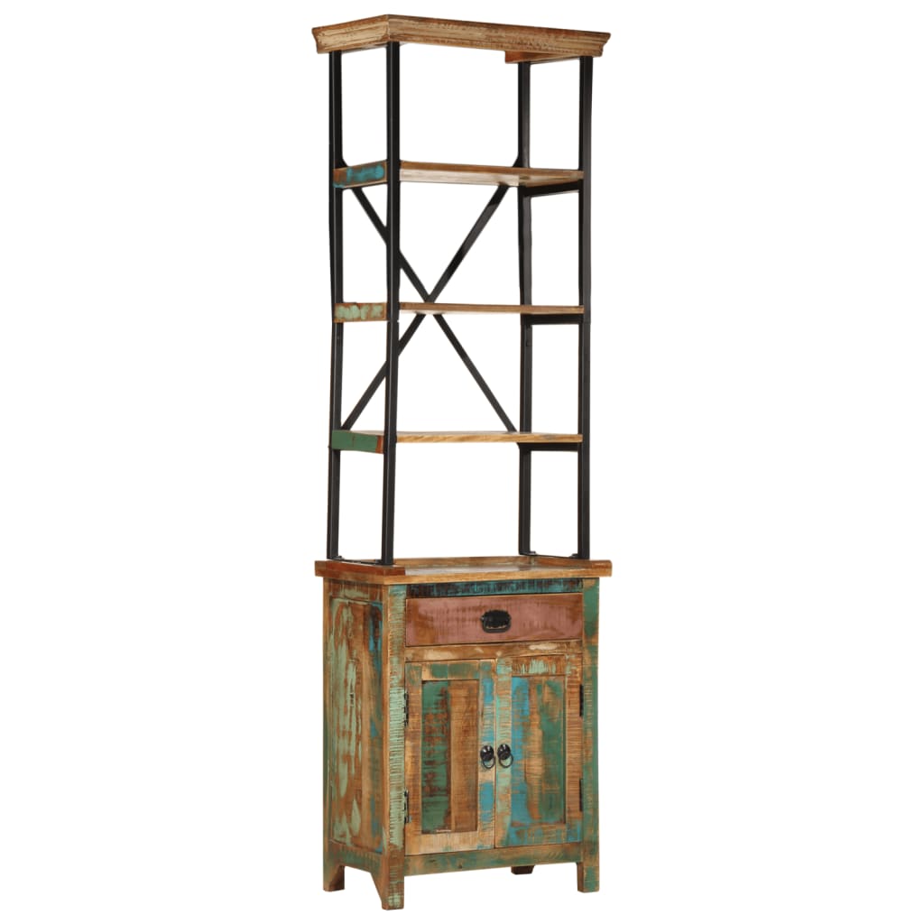 Highboard 55x30x180 cm Solid Wood Reclaimed