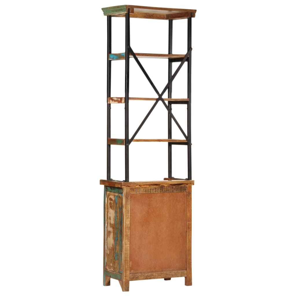Highboard 55x30x180 cm Solid Wood Reclaimed