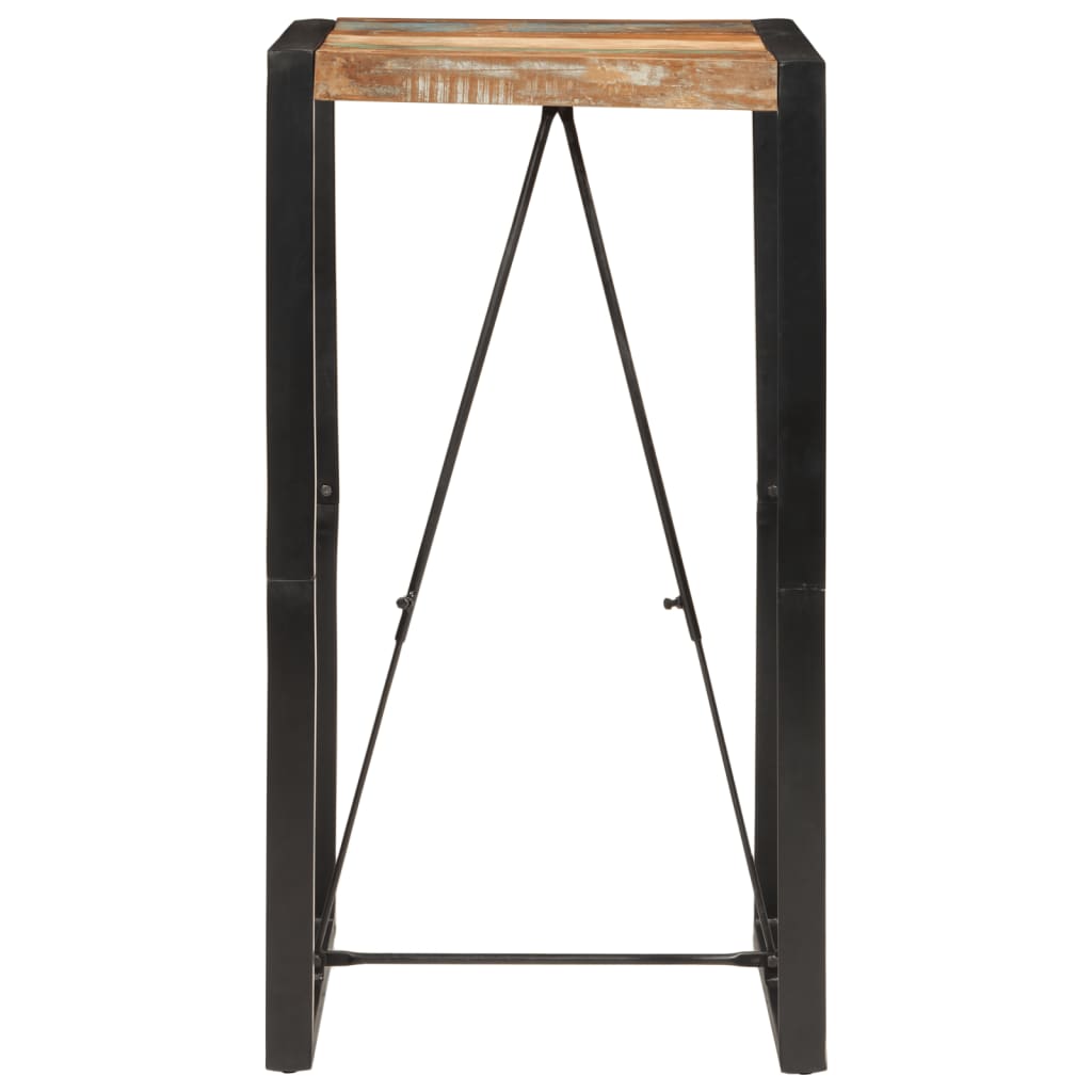 Bar Table 60x55x110 cm Solid Wood Reclaimed