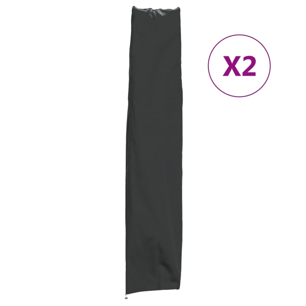 Garden Umbrella Covers 2 pcs 136x25/23,5 cm 420D Oxford Fabric