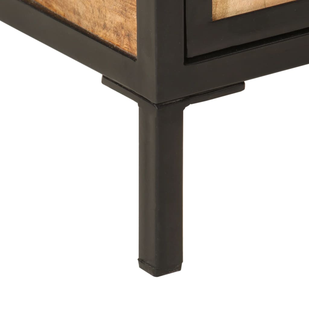 Bathroom Cabinet 40x27x90 cm Solid Wood Mango and Iron