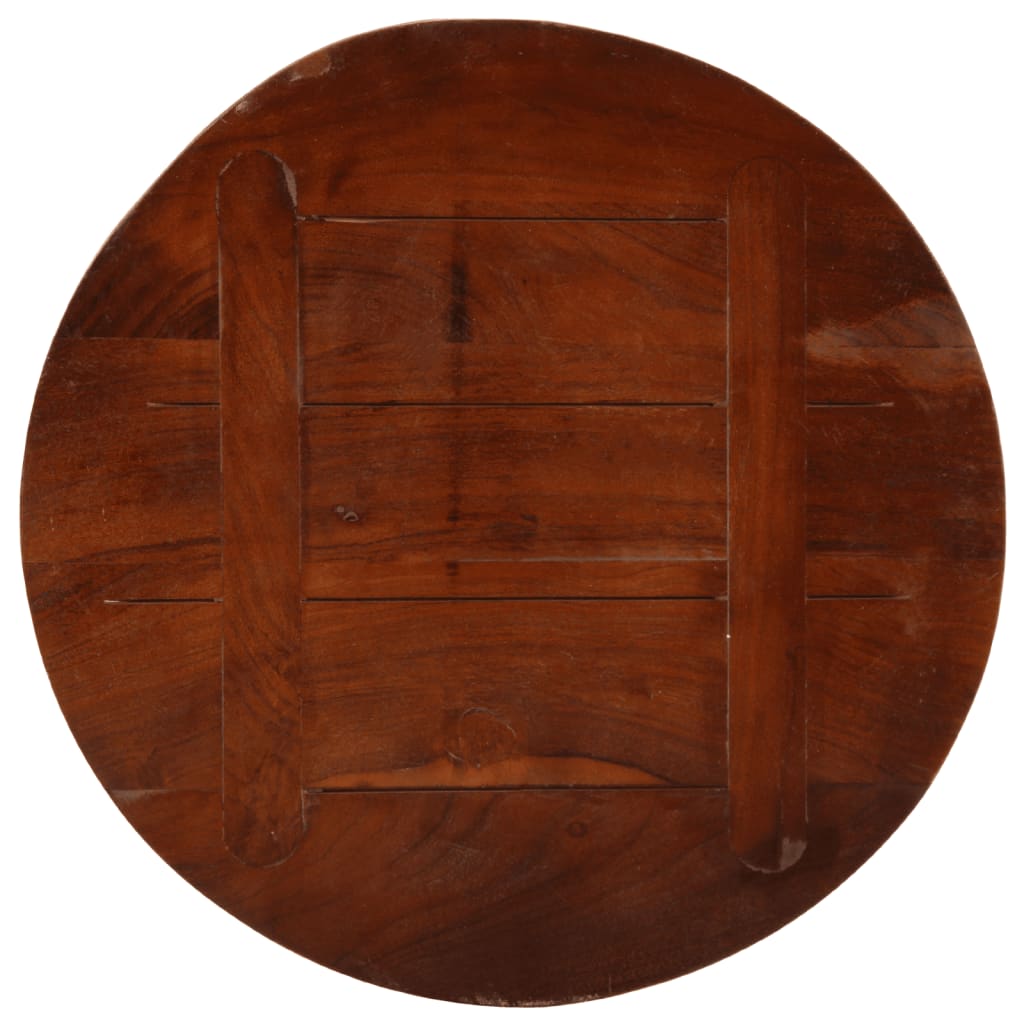 vidaXL Table Top Ø 40x2.5 cm Round Solid Wood Reclaimed