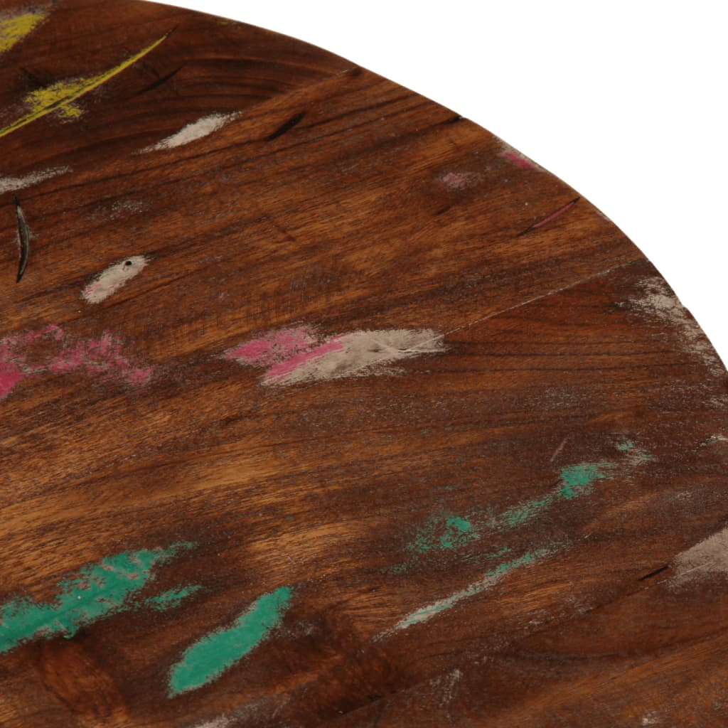 vidaXL Table Top Ø 50x1.5 cm Round Solid Wood Reclaimed