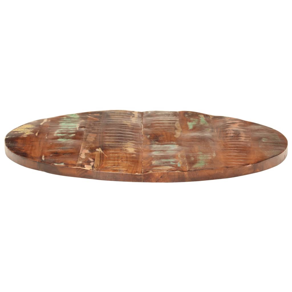 vidaXL Table Top Ø 80x1.5 cm Round Solid Wood Reclaimed