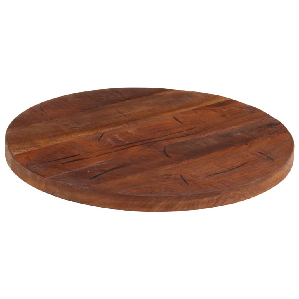 vidaXL Table Top Ø 40x2.5 cm Round Solid Wood Reclaimed