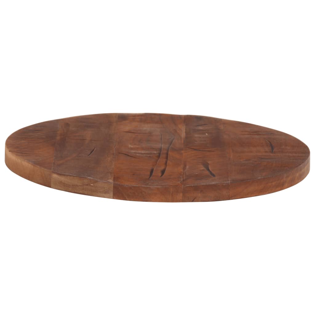 vidaXL Table Top Ø 40x2.5 cm Round Solid Wood Reclaimed