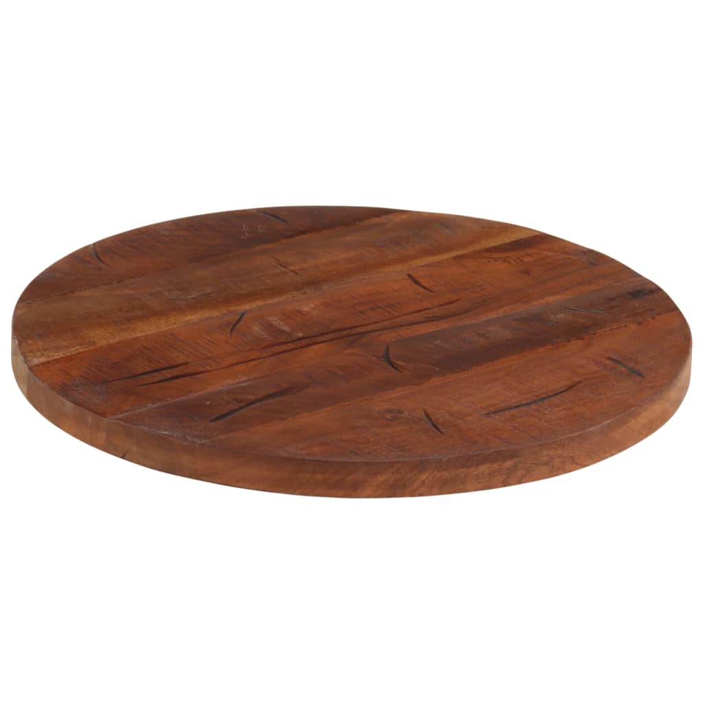 vidaXL Table Top Ø 40x3.8 cm Round Solid Wood Reclaimed