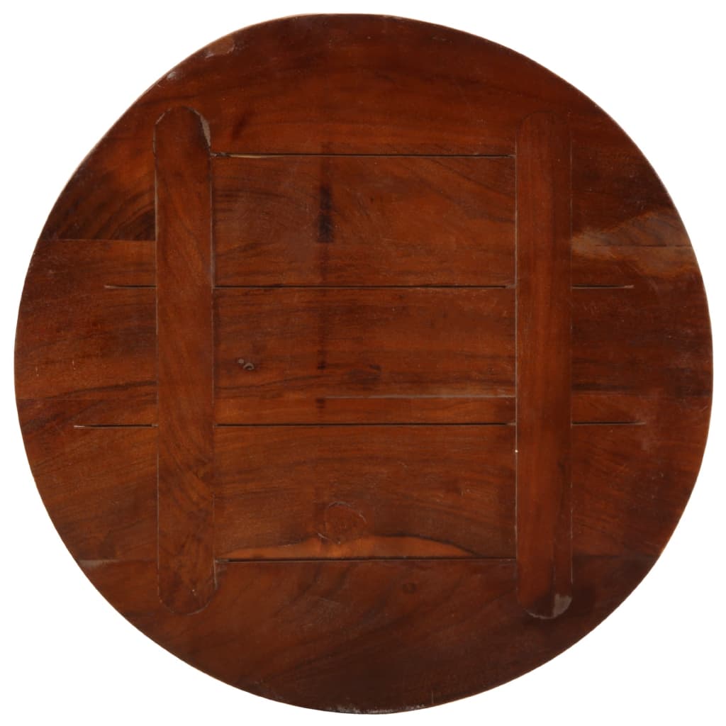 vidaXL Table Top Ø 80x2.5 cm Round Solid Wood Reclaimed