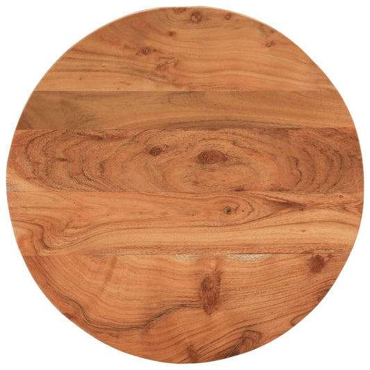 vidaXL Table Top Ø60x2.5 cm Round Solid Wood Acacia