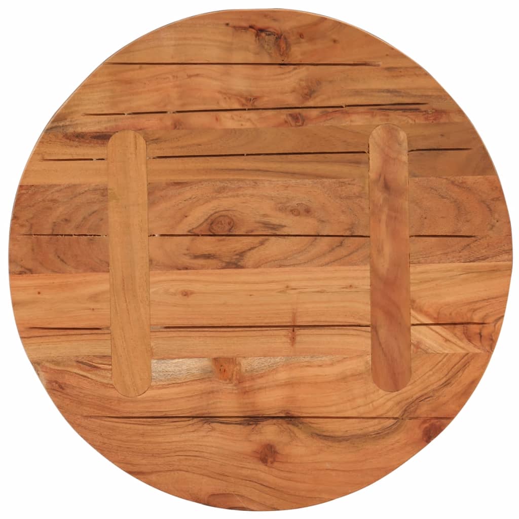 vidaXL Table Top Ø60x2.5 cm Round Solid Wood Acacia