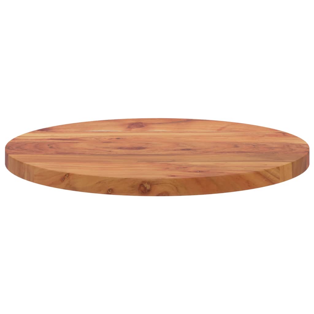 vidaXL Table Top Ø60x3.8 cm Round Solid Wood Acacia