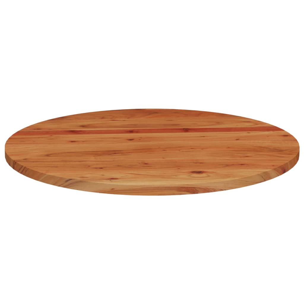 vidaXL Table Top Ø70x2.5 cm Round Solid Wood Acacia