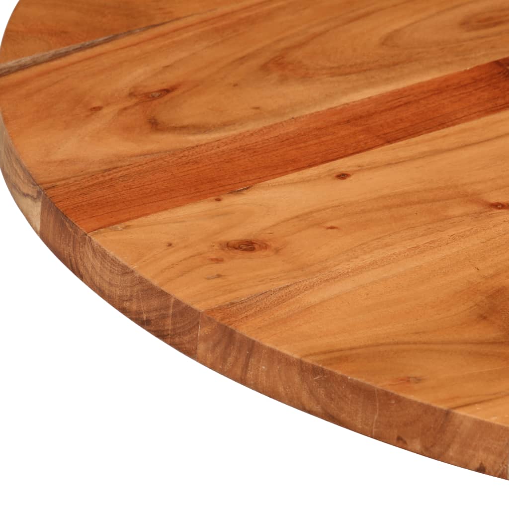 vidaXL Table Top Ø90x3.8 cm Round Solid Wood Acacia