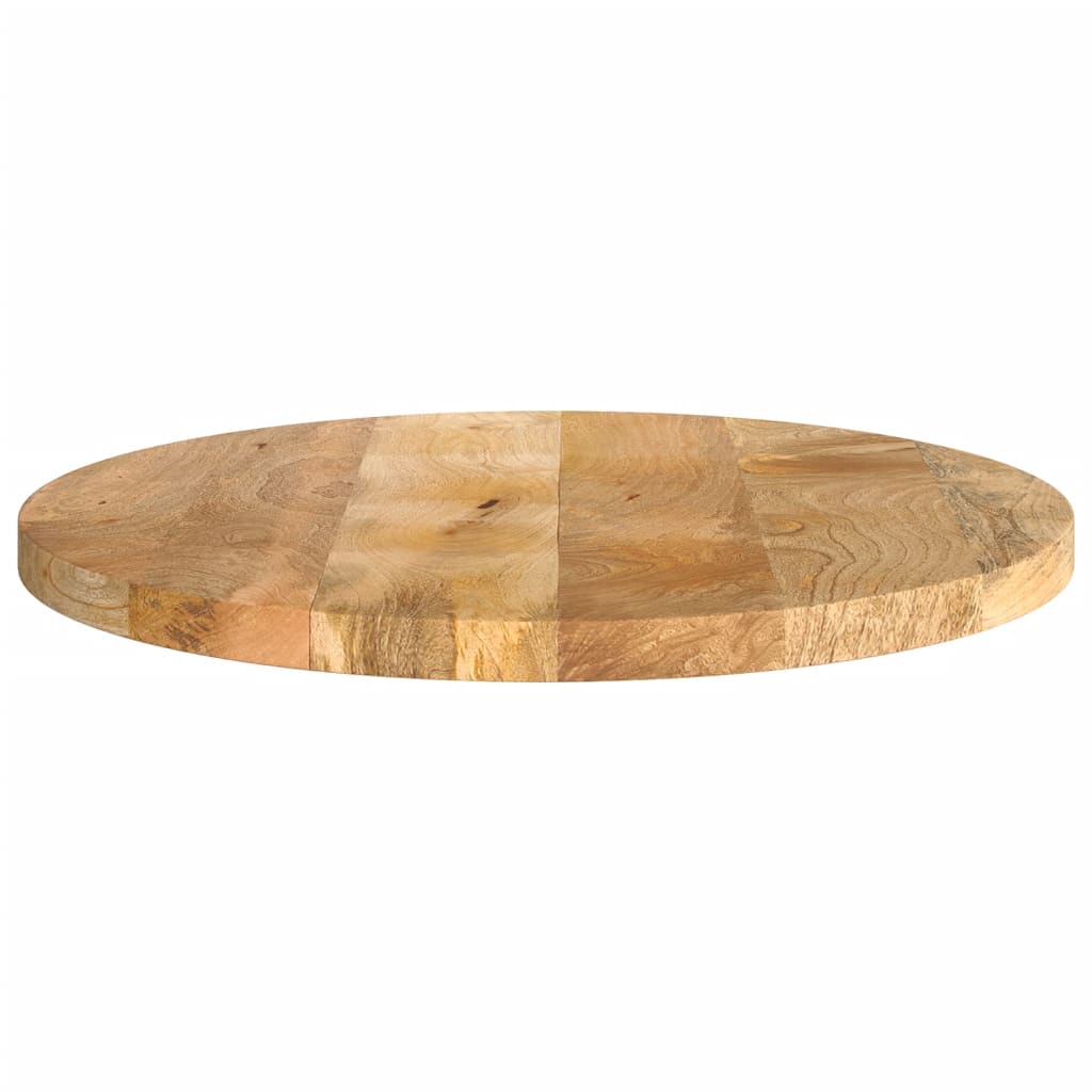 vidaXL Table Top Ø 40x3.8 cm Round Solid Wood Mango