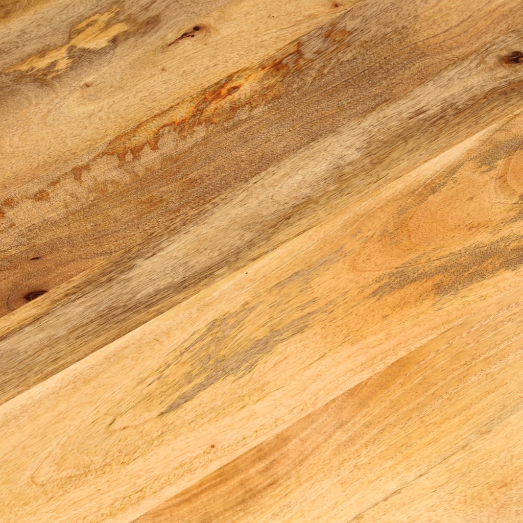 Table Top Ø 40x3.8 cm Round Solid Wood Mango