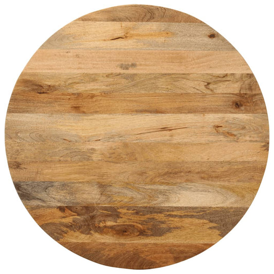 vidaXL Table Top Ø 70x2.5 cm Round Solid Wood Mango