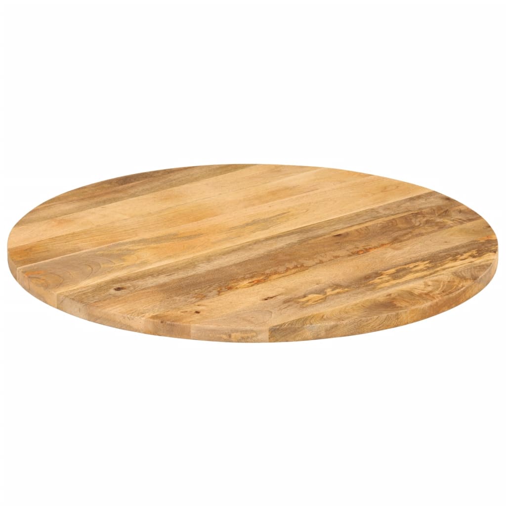 vidaXL Table Top Ø 70x2.5 cm Round Solid Wood Mango