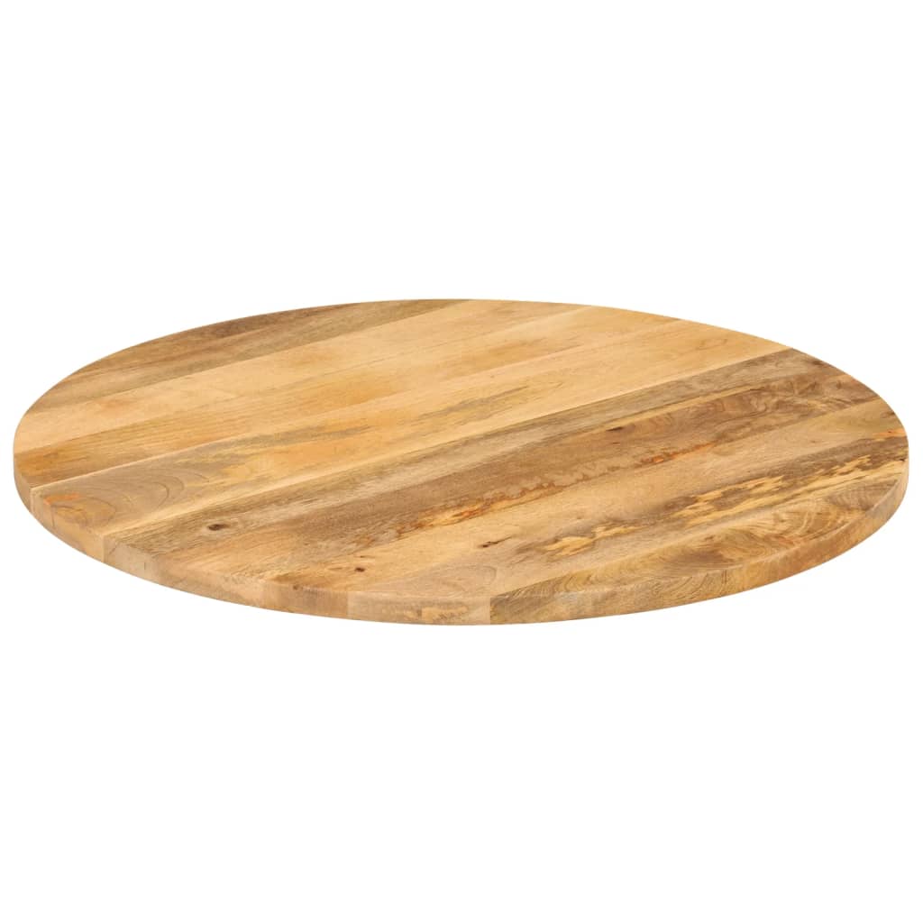 vidaXL Table Top Ø 70x3.8 cm Round Solid Wood Mango