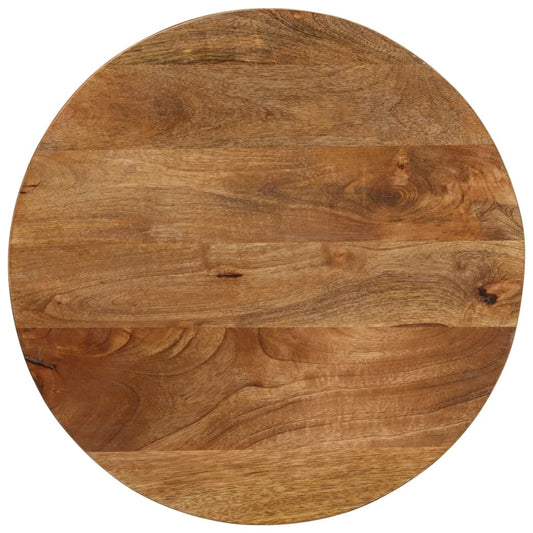 vidaXL Table Top Ø 40x2.5 cm Round Solid Wood Mango