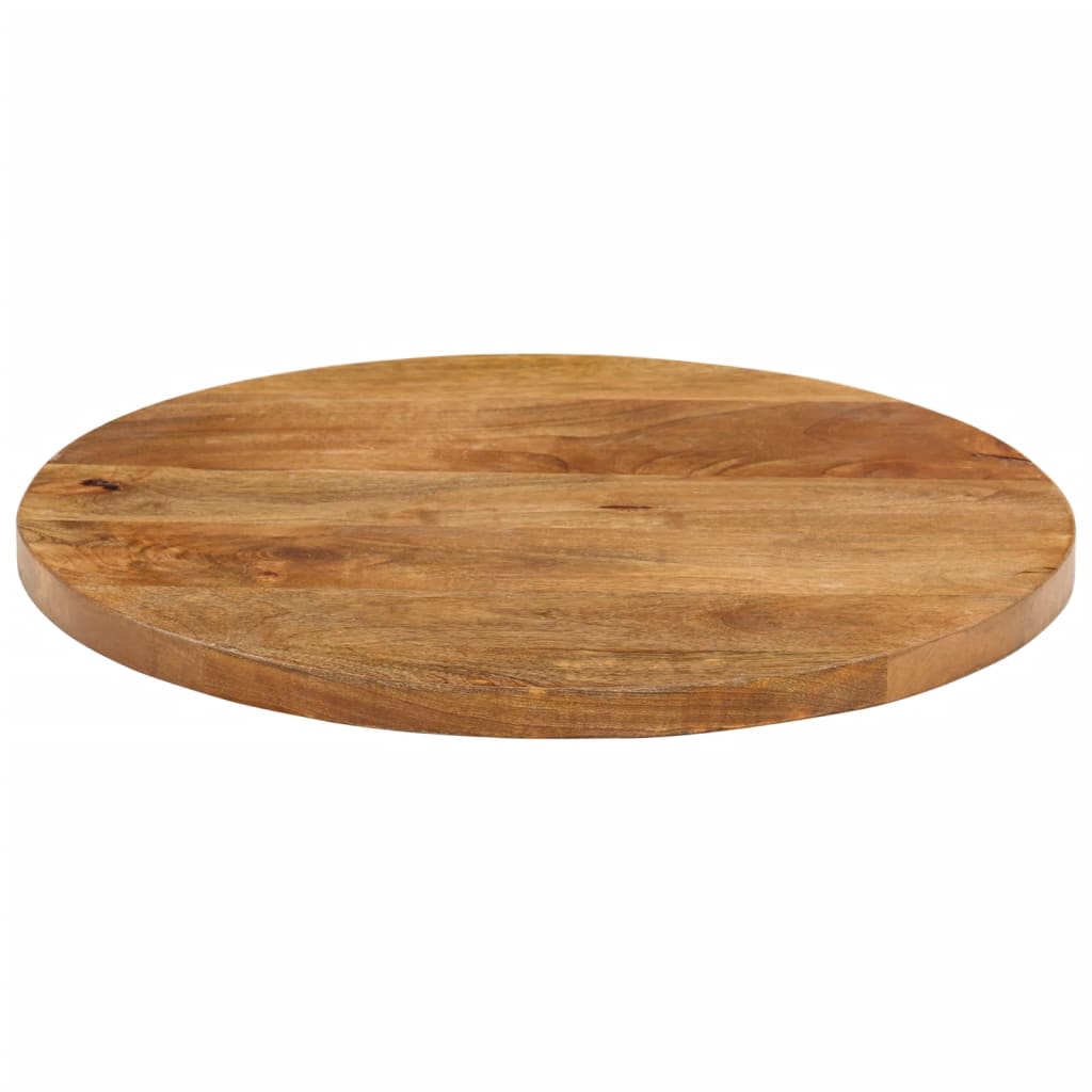 vidaXL Table Top Ø 40x2.5 cm Round Solid Wood Mango