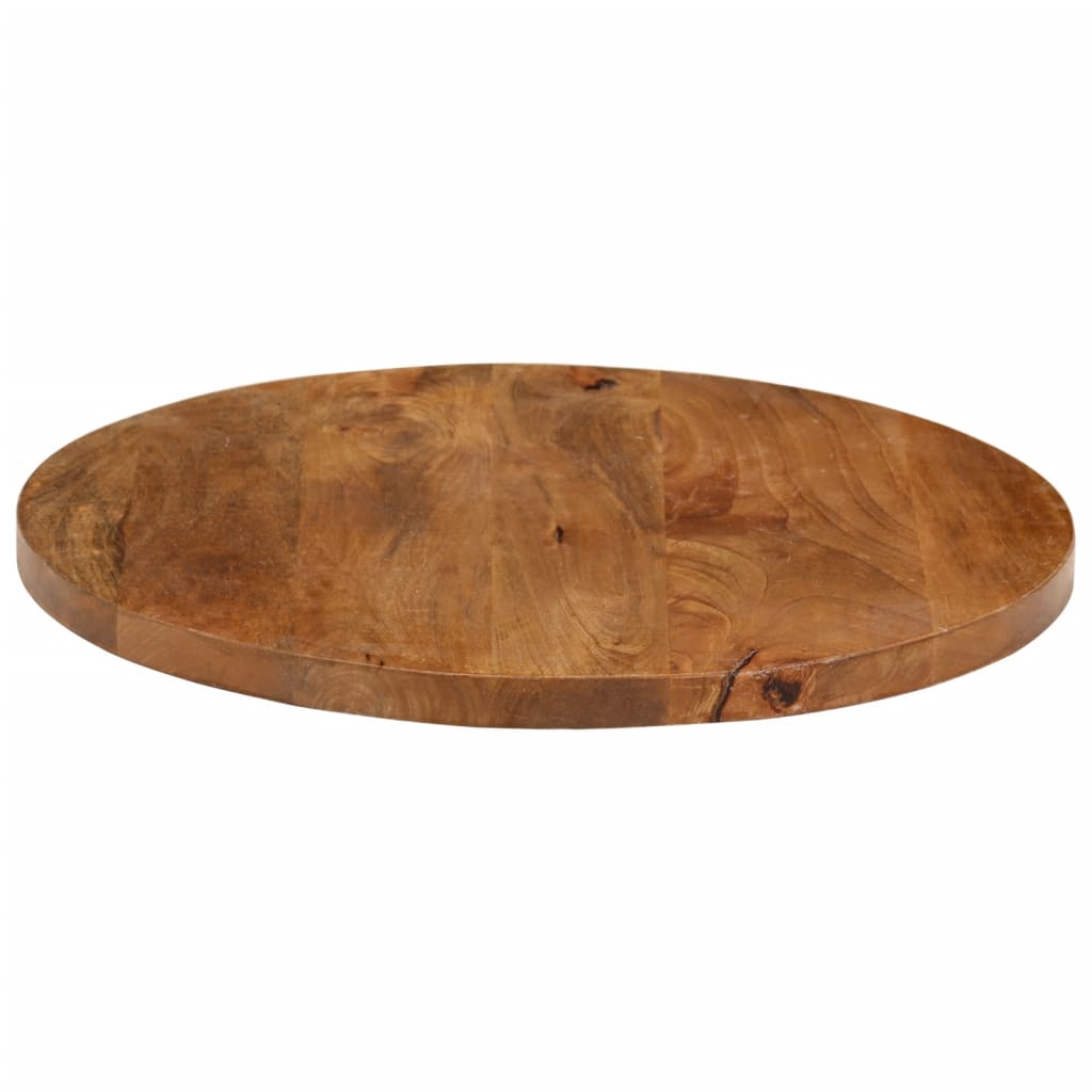 vidaXL Table Top Ø 40x2.5 cm Round Solid Wood Mango