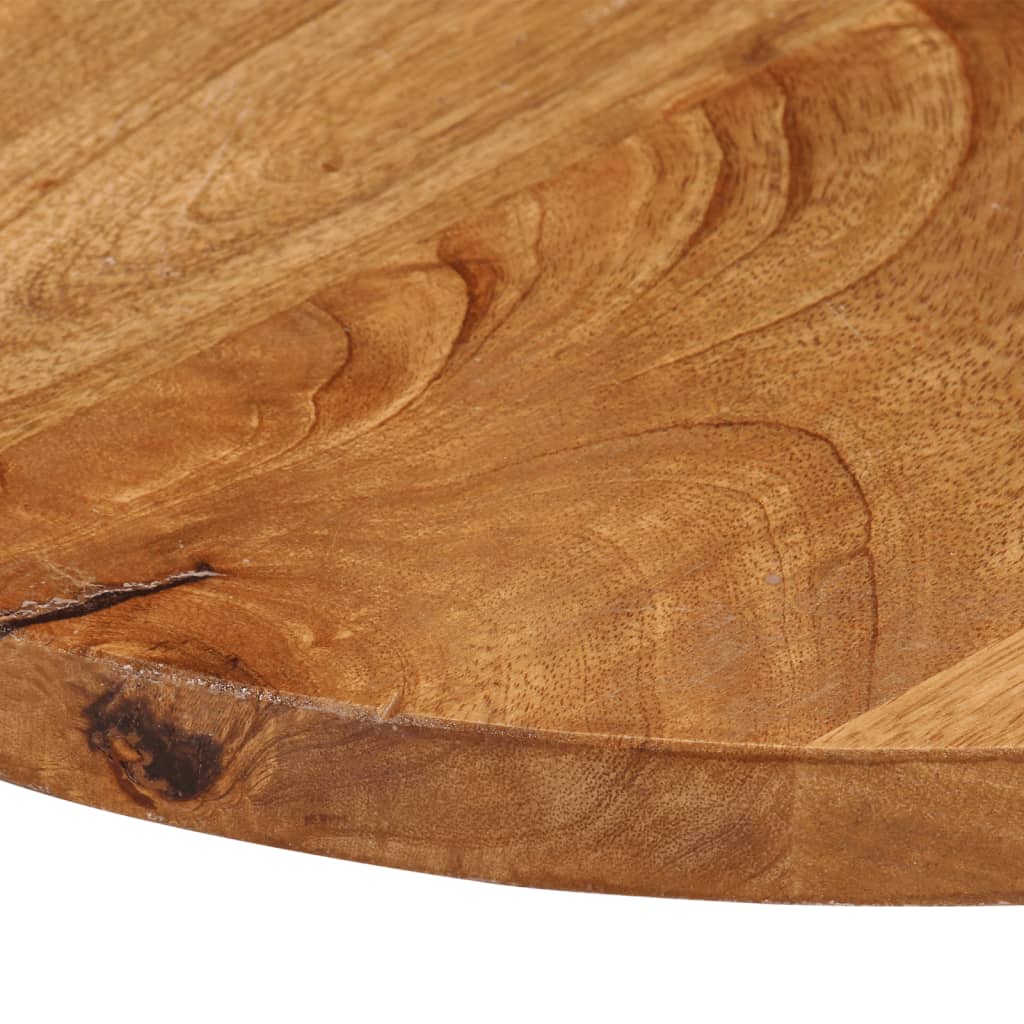 vidaXL Table Top Ø 40x2.5 cm Round Solid Wood Mango