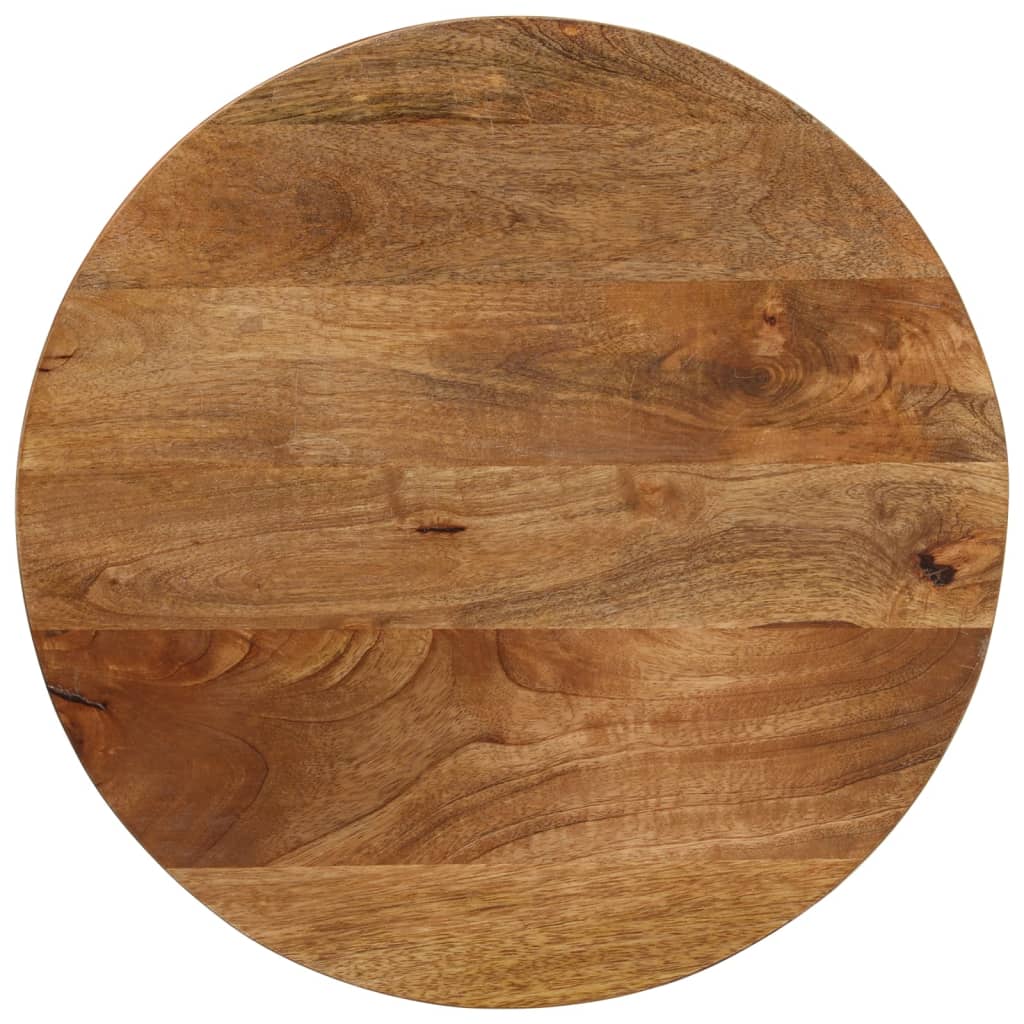 vidaXL Table Top Ø 50x2.5 cm Round Solid Wood Mango