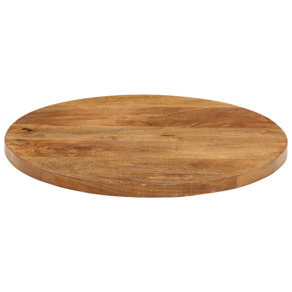 vidaXL Table Top Ø 50x2.5 cm Round Solid Wood Mango